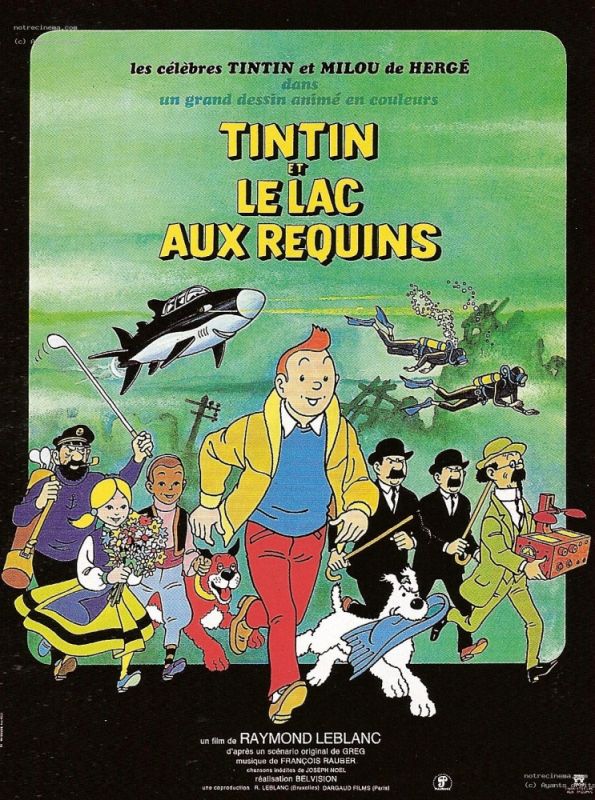 Скачать Тинтин и озеро акул (1972)