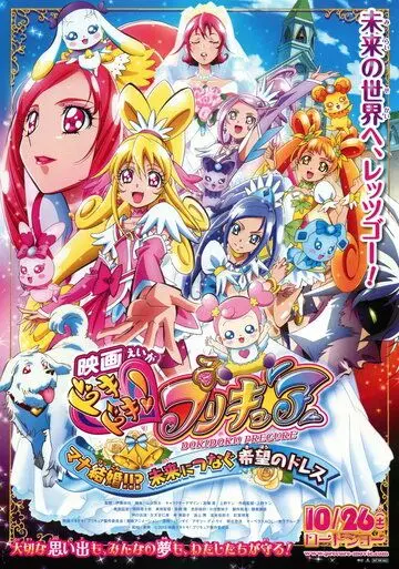 Скачать Eiga Dokidoki! Precure: Mana Kekkon!!? Mirai ni Tsunagu Kibou no Dress 2013 торрент