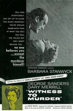 Свидетель убийства (1954) торрент